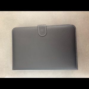 Tablet and case with keyboard